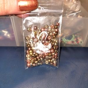 Gold/Bronze/Silver Seed Beads